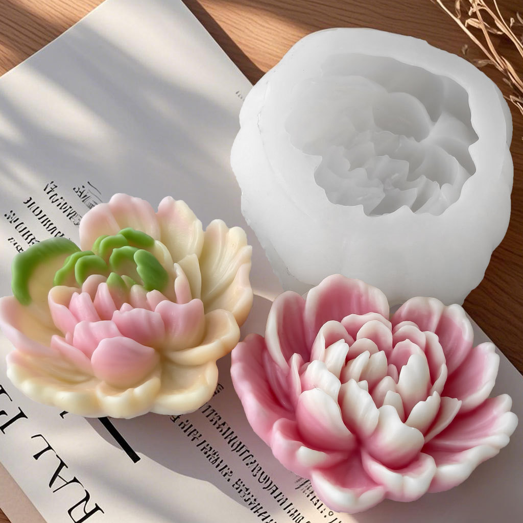 Soap Making Recipes - DIY Rose Flowers Silicone Mold Handmade