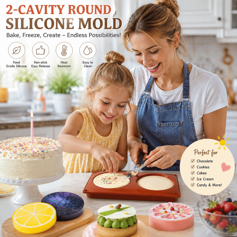 Soap Making Diy - Cylinder Shaped Silicone Baking Mold Large