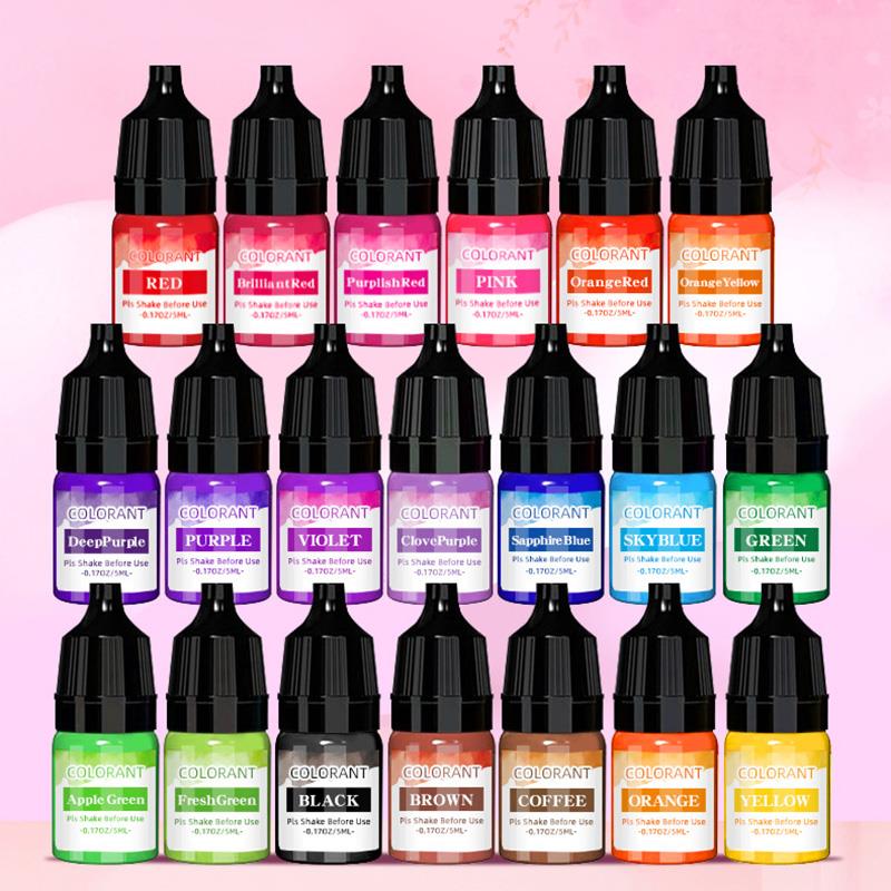 Soap Making At Home - 5ml/Bottle Candle Wax Pigment Colorant Non-Toxic