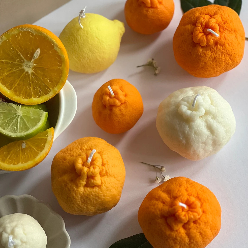 Soap Making Additives - Orange Fruit Candle Mold DIY Strawberry