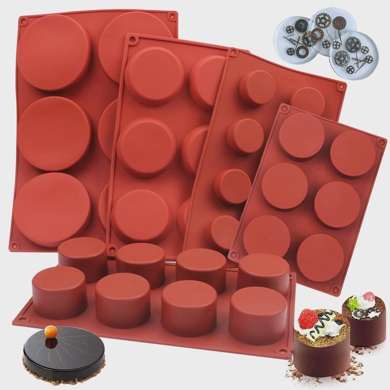 Soap Making Vendors - Round Silicone Soap Mold DIY Handmade