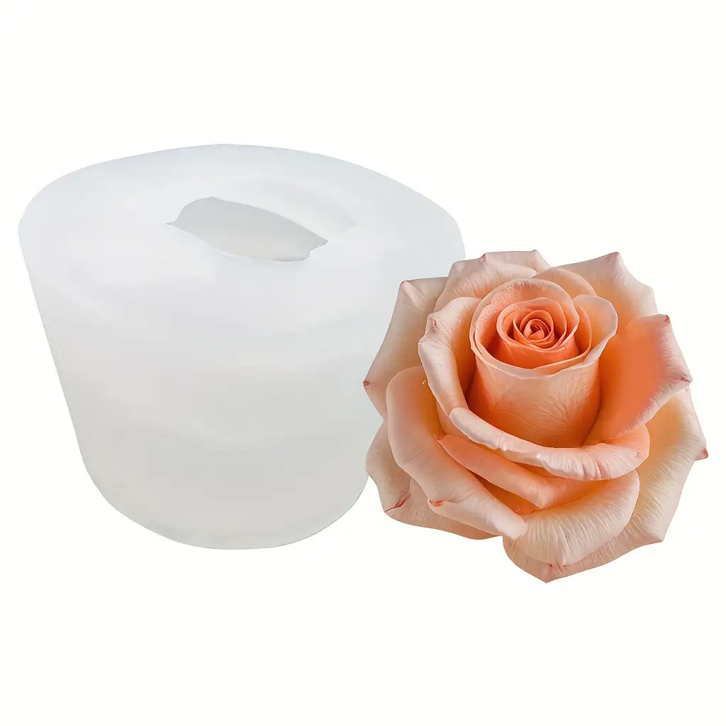 3D Rose Silicone Candle Mold,  - огляд і ціна Soap Making Recipes