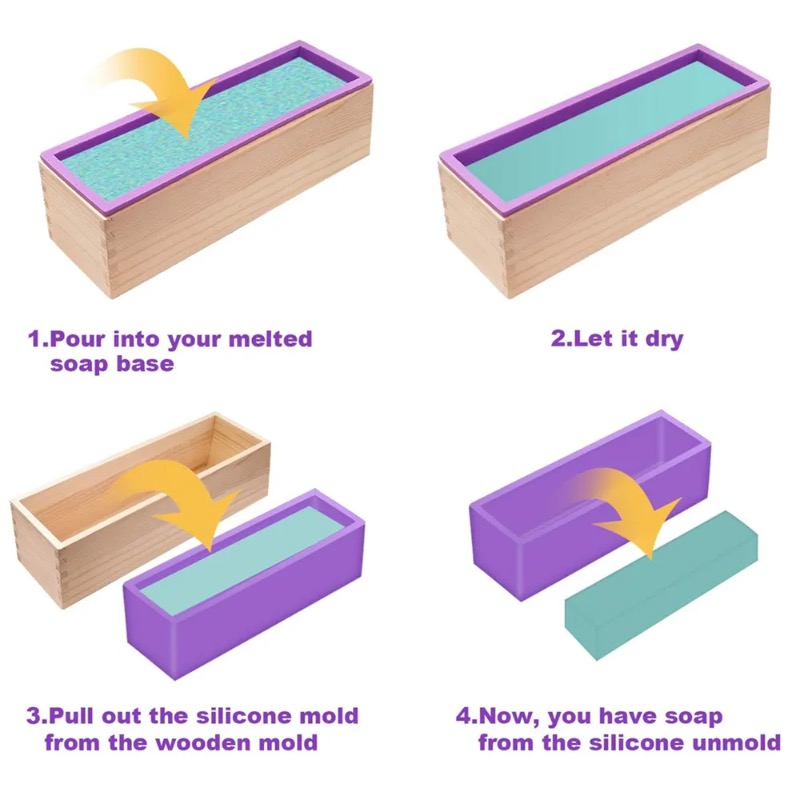 Flexible Silicone Soap Mold Re - огляд і ціна Soap Making Recipes