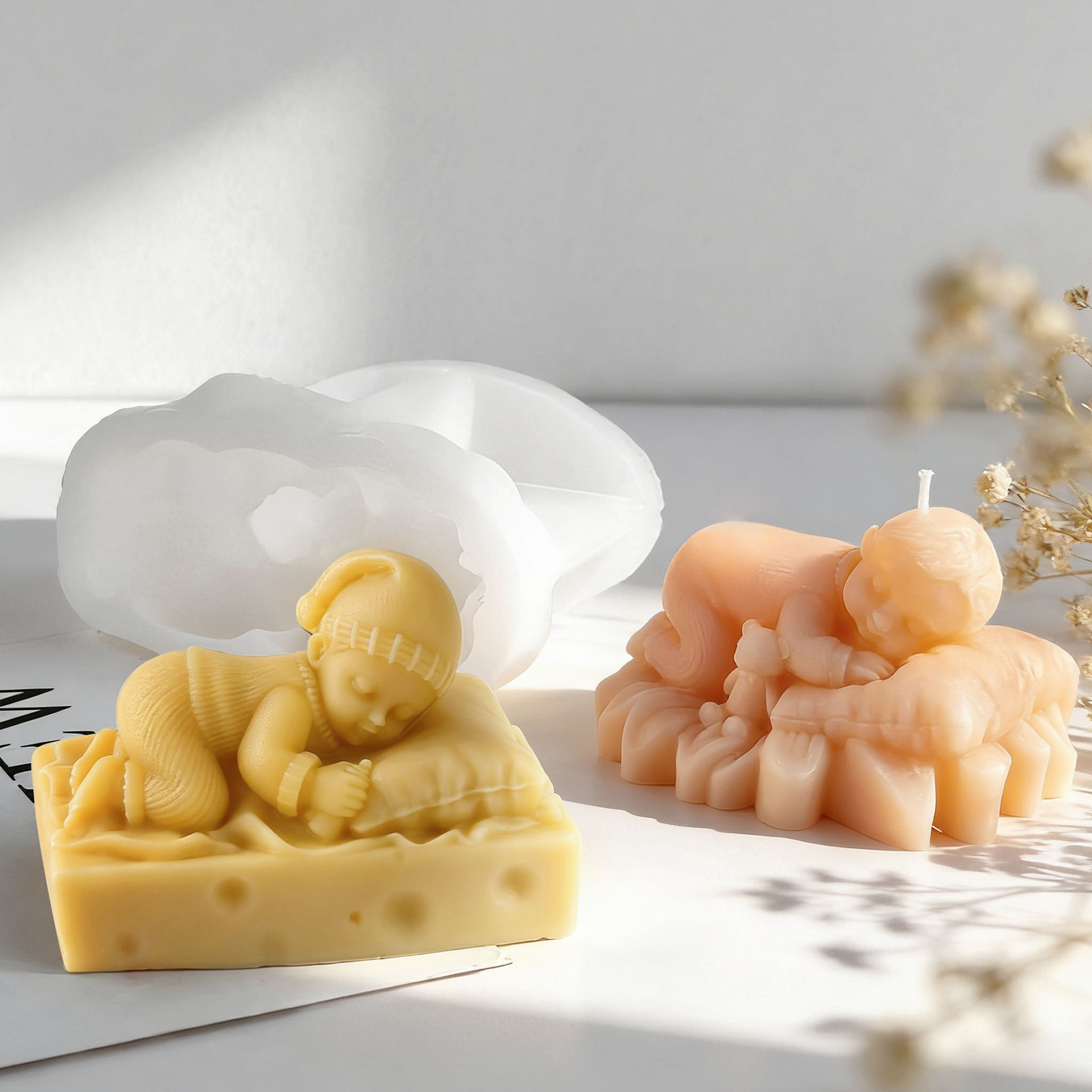 DIY Sleeping Baby Silicone Can - огляд і ціна Soap Making Recipes