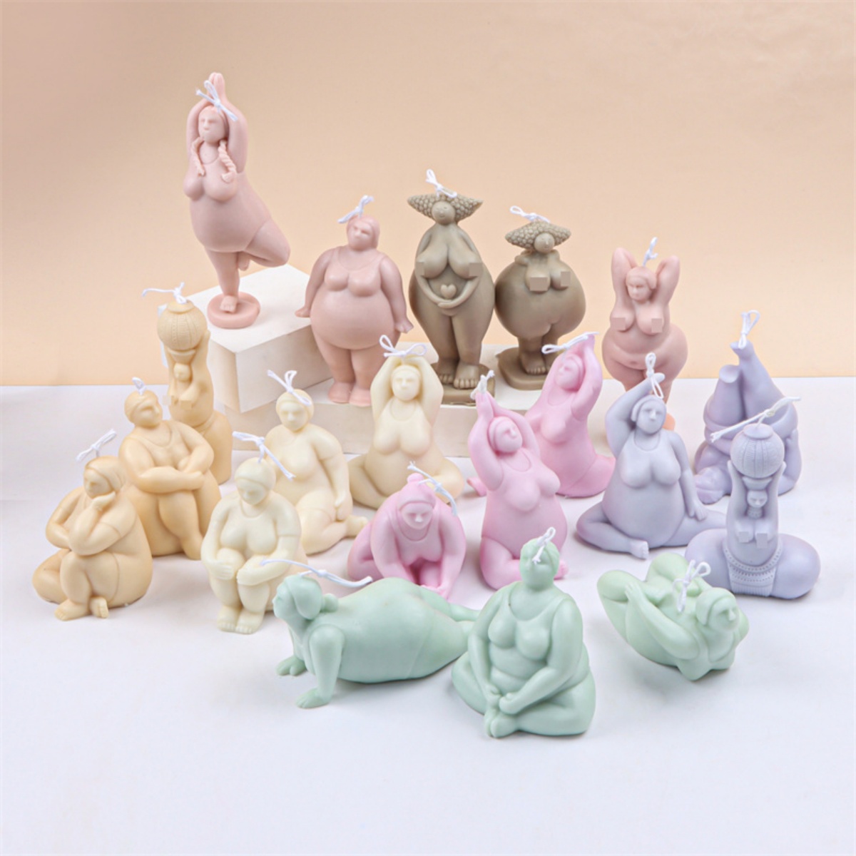 3D Lady Body Candle Mold Yoga  - огляд і ціна Soap Making Additives