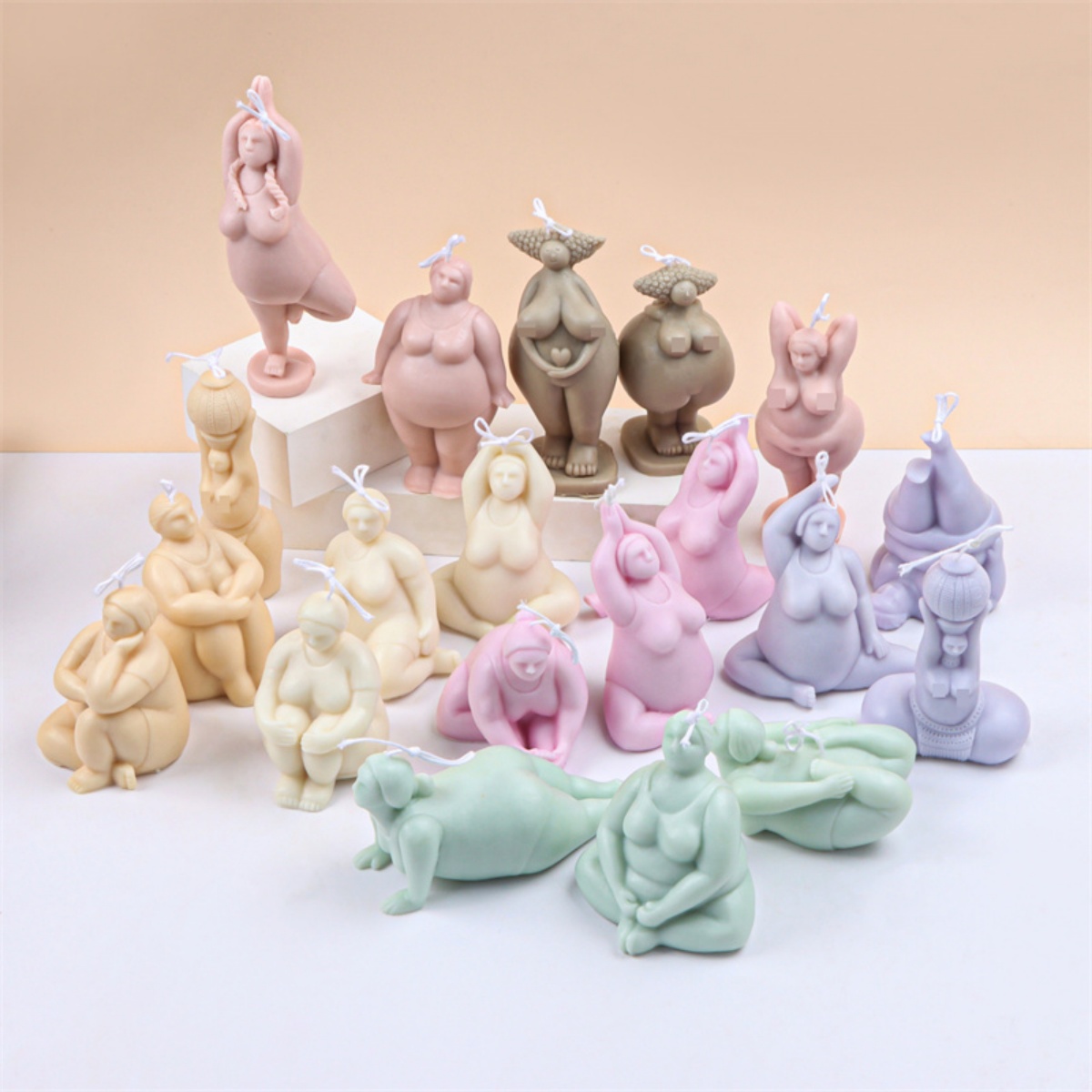 3D Lady Body Candle Mold Yoga  - огляд і ціна Soap Making Additives