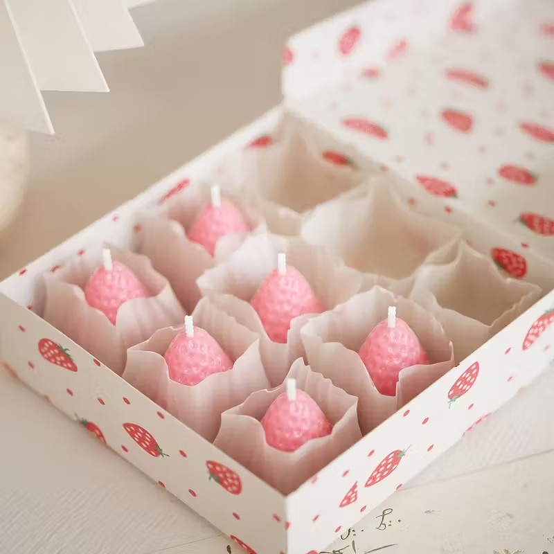 Strawberry Silicone Candle Mol - огляд і ціна Soap Making Diy