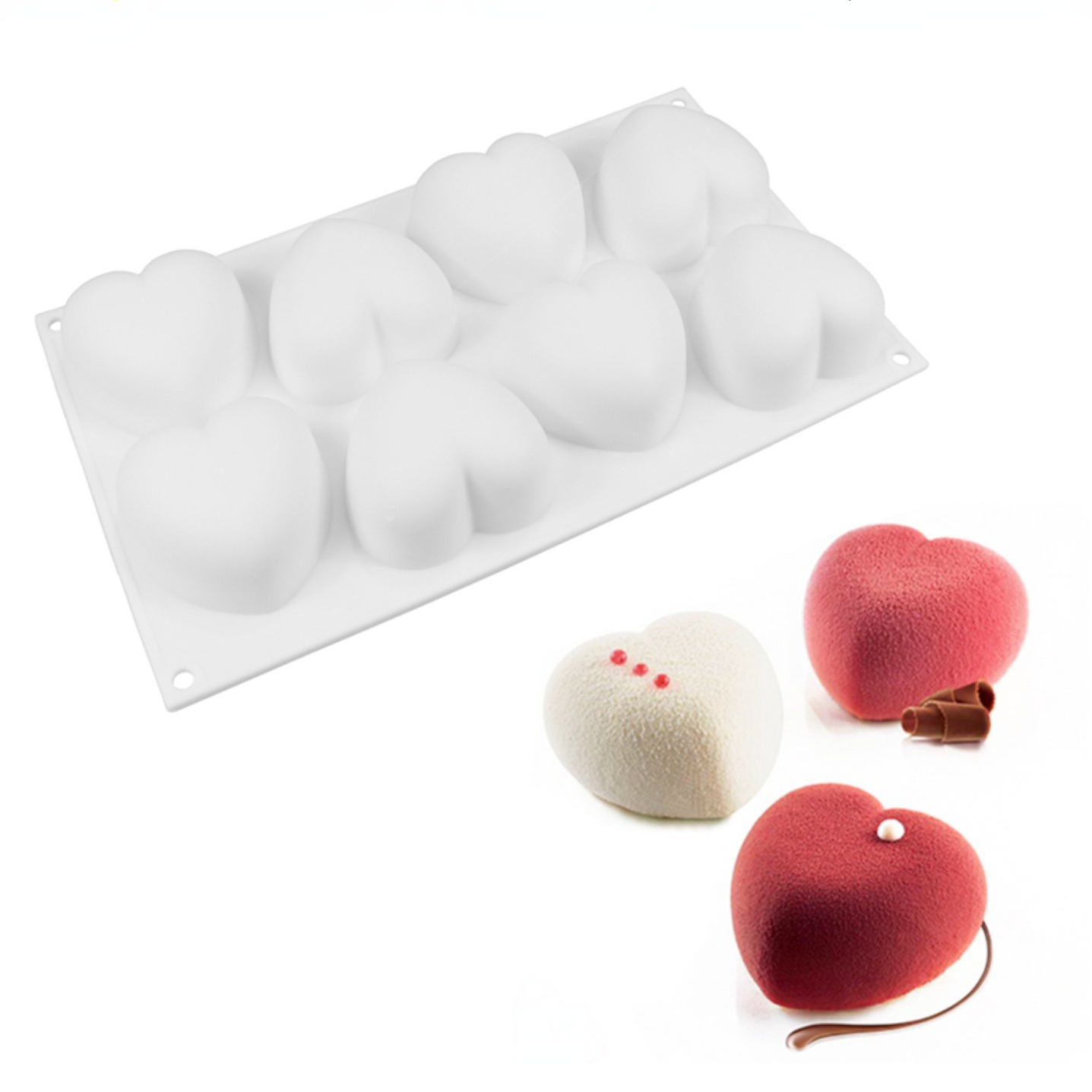Love Heart Silicone Soap Mold  - огляд і ціна Soap Making Essentials