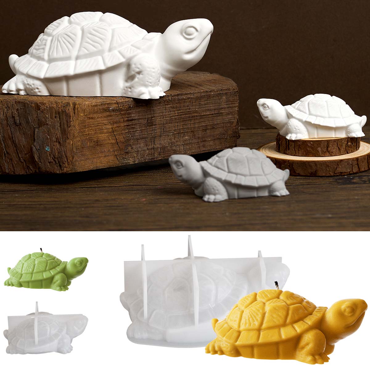 3D Turtle Silicone Candle Mold - огляд і ціна Soap Making Additives