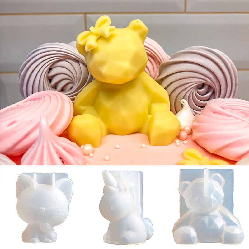 3D Stereo Bear Silicone Mold D - огляд і ціна Soap Making At Home