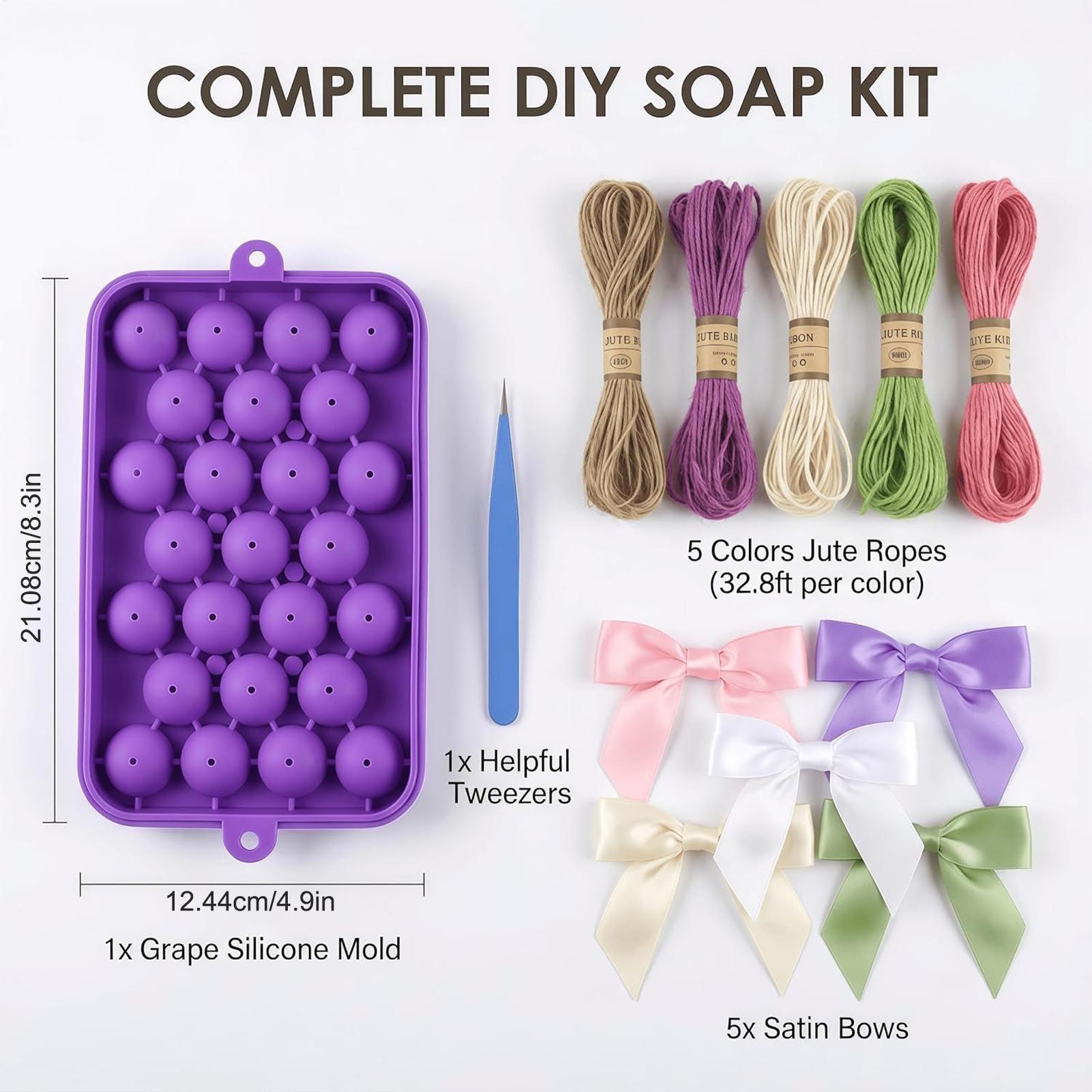 Grape Soap Mold Easy-Release F - огляд і ціна Soap Making Essentials
