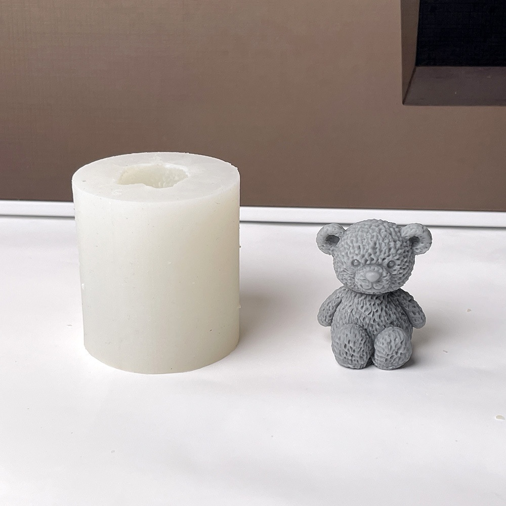 3D Cute Bear Candle Making Mou - огляд і ціна Soap Making Additives