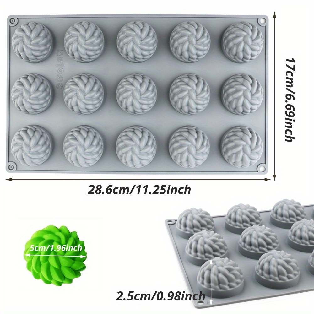 1Pc Cake Mold Santa Ana Floral - огляд і ціна Soap Making Recipes