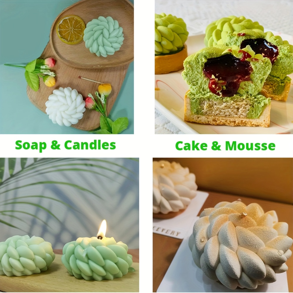 1Pc Cake Mold Santa Ana Floral - огляд і ціна Soap Making Recipes