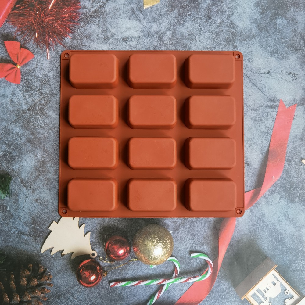 12 Cavity Square Silicone Soap - огляд і ціна Soap Making Vendors