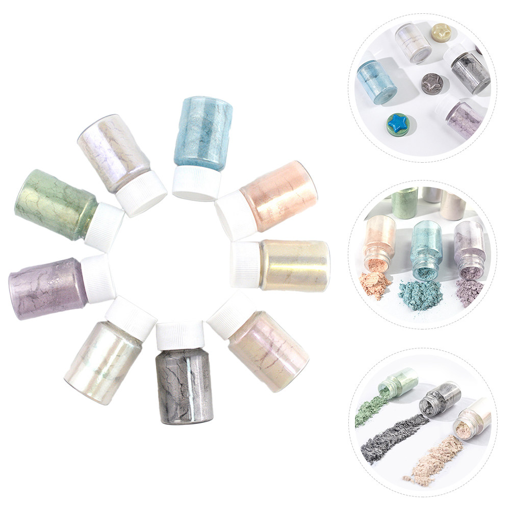 9Pcs Exquisite Mica Pigment Po - огляд і ціна Soap Making Diy