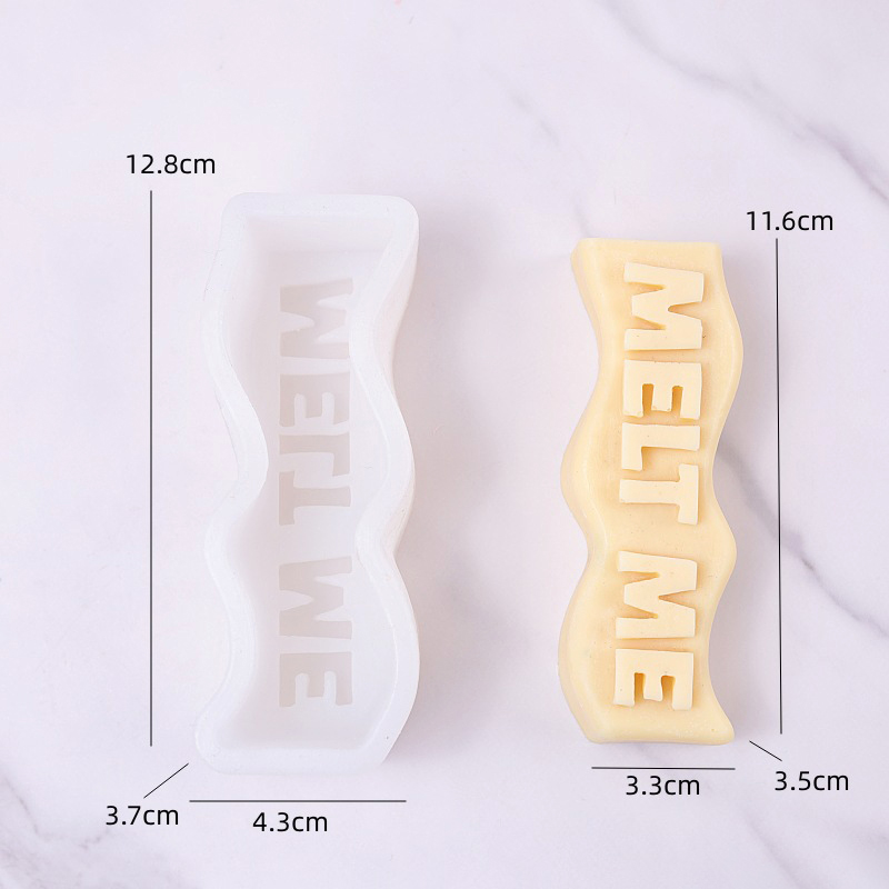 Wave Letter Slogan Candle Sili - огляд і ціна Soap Making Recipes