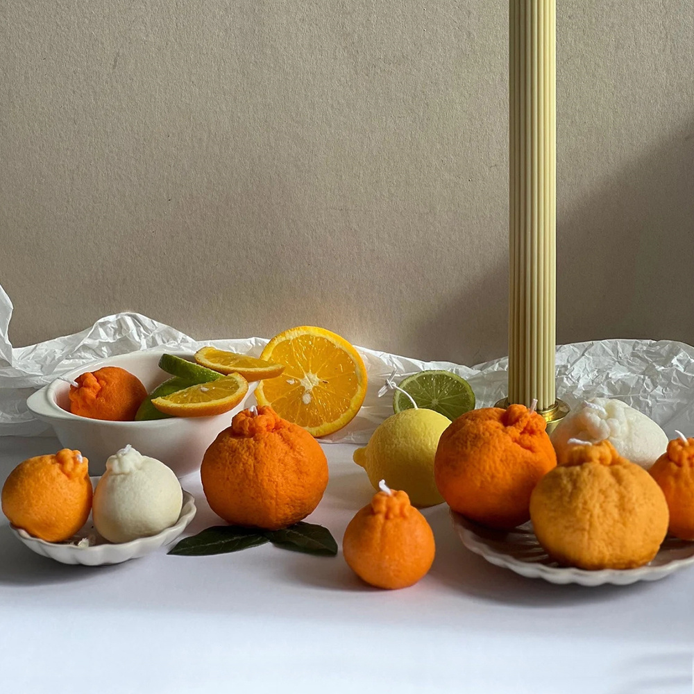 Orange Fruit Candle Mold DIY S - огляд і ціна Soap Making Additives