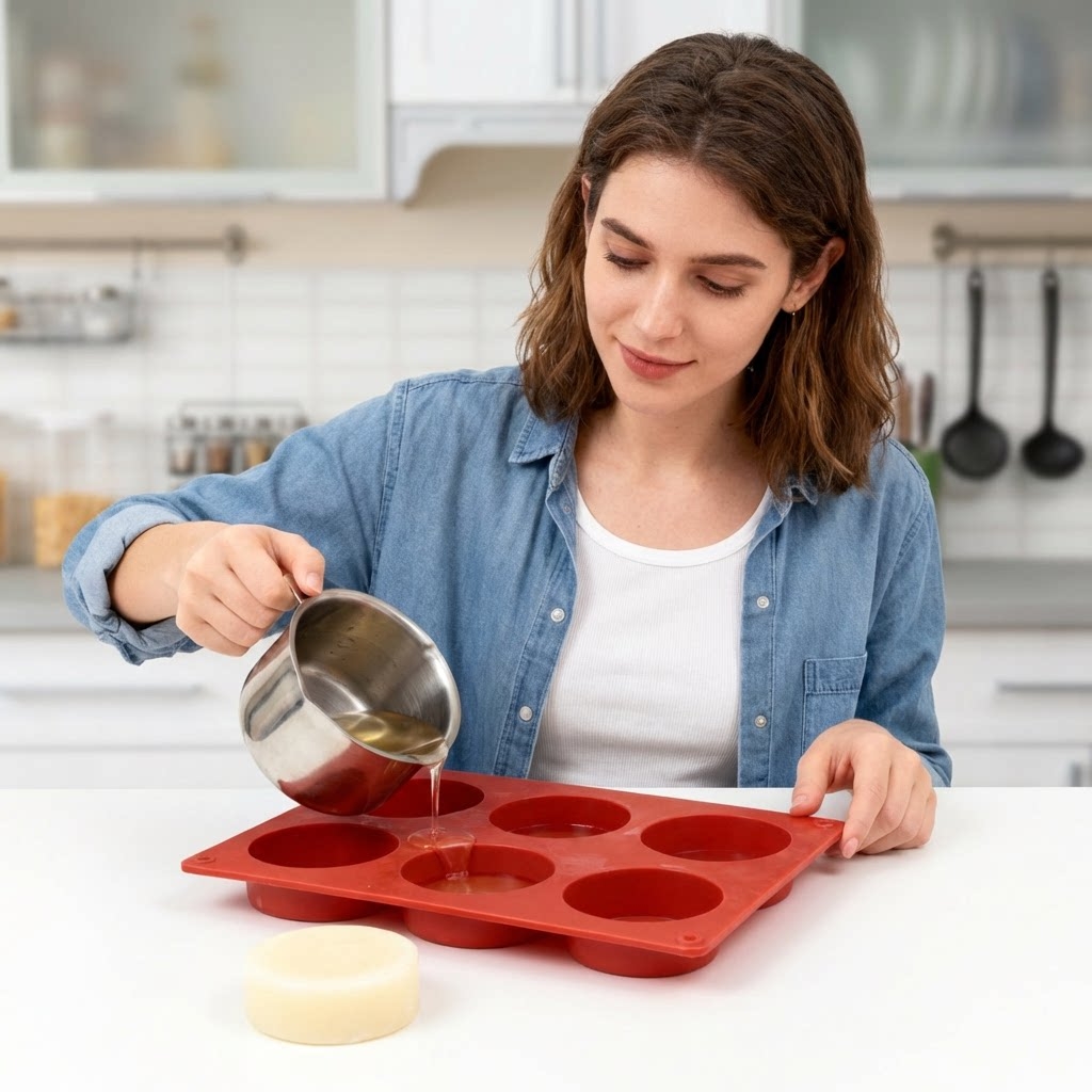 Round Silicone Soap Mold DIY H - огляд і ціна Soap Making Vendors