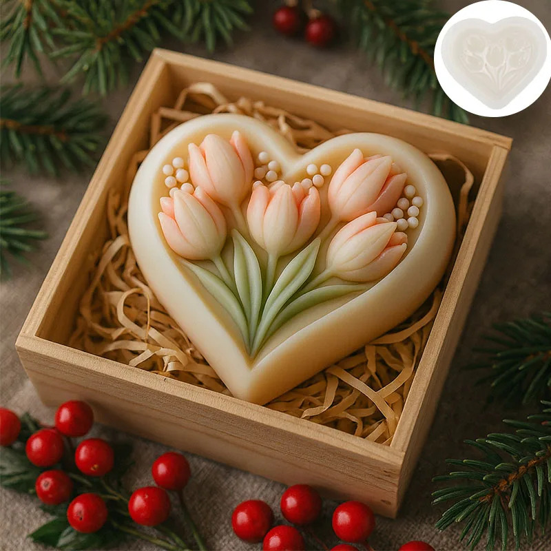 Silicone Mold for Heart-shaped - огляд і ціна Soap Making Additives