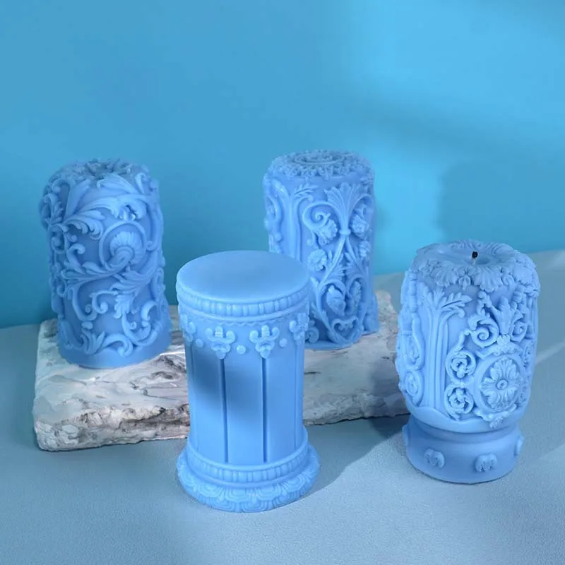 Carved Roman Column Candle Sil - огляд і ціна Soap Making Recipes