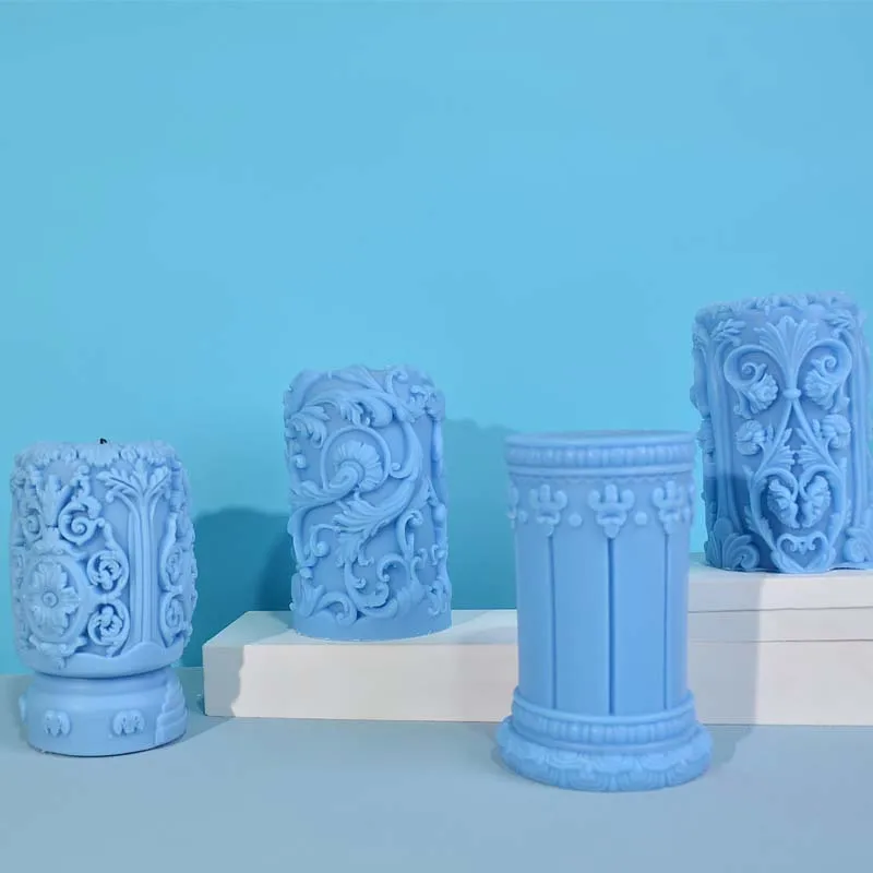 Carved Roman Column Candle Sil - огляд і ціна Soap Making Recipes