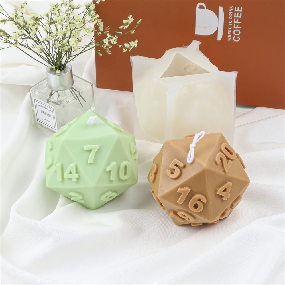 Large Silicone Polyhedral Dice - огляд і ціна Soap Making Additives