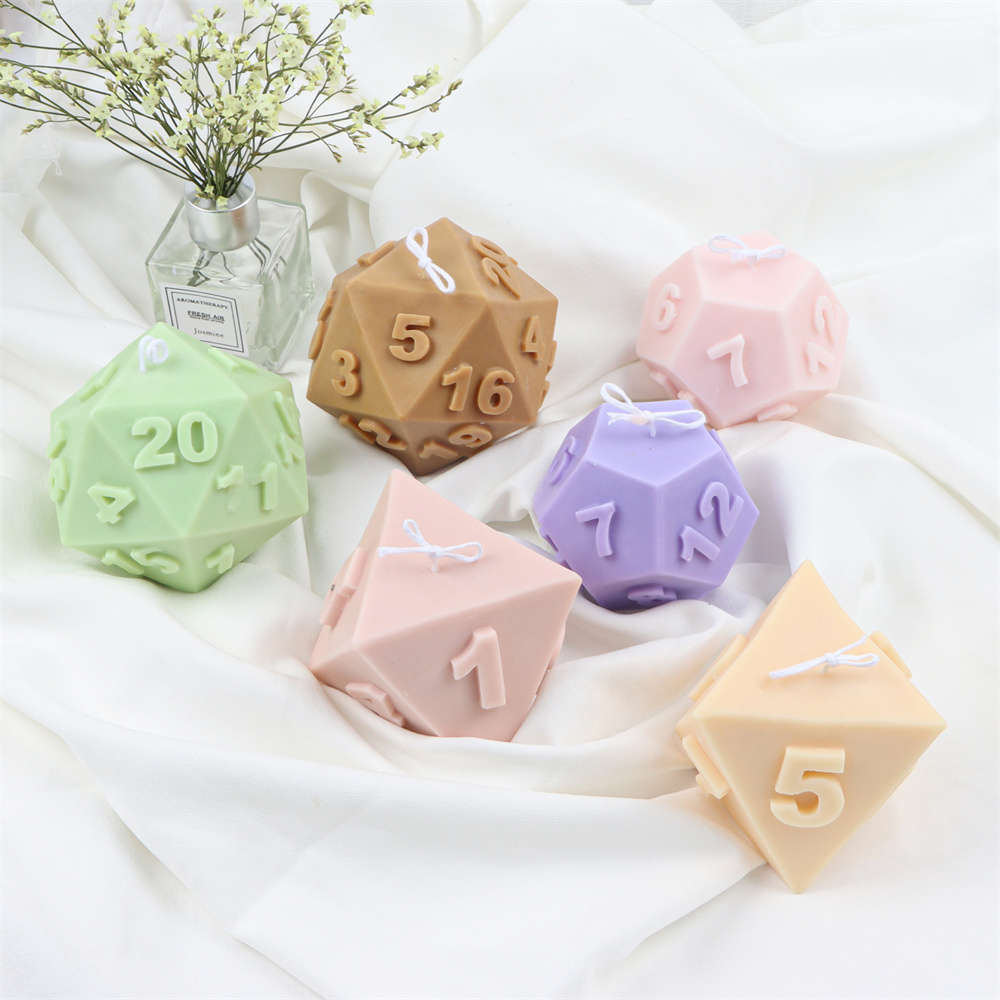 Large Silicone Polyhedral Dice - огляд і ціна Soap Making Additives