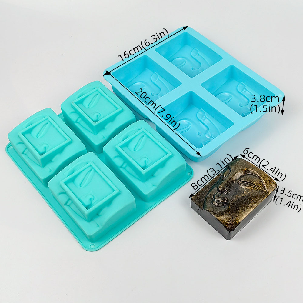 4 Holes Buddha Portrait Soap M - огляд і ціна Soap Making Vendors