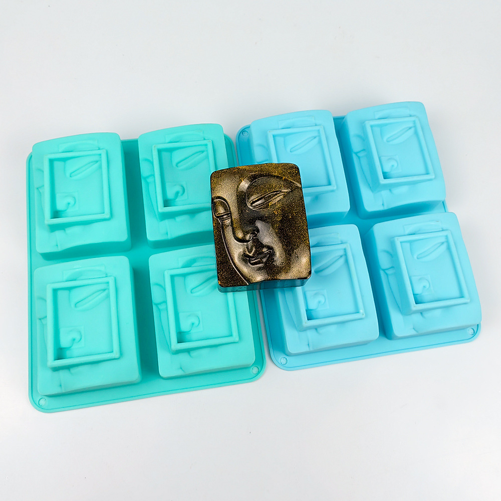 4 Holes Buddha Portrait Soap M - огляд і ціна Soap Making Vendors