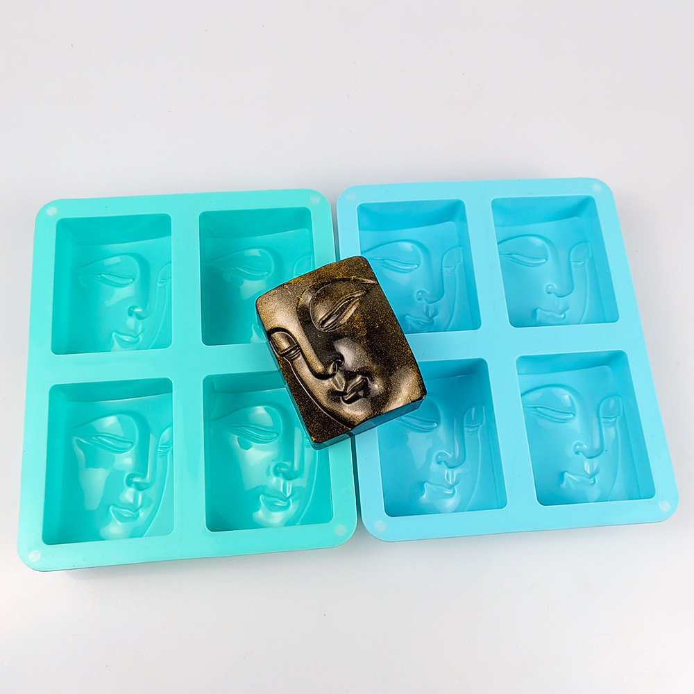 4 Holes Buddha Portrait Soap M - огляд і ціна Soap Making Vendors