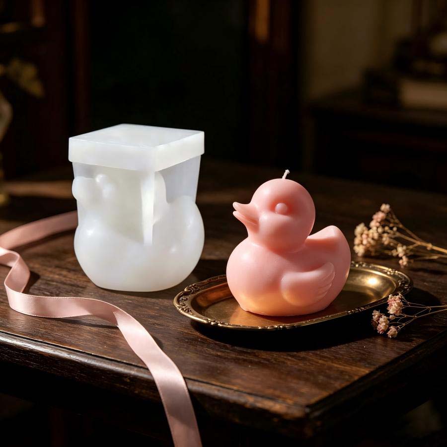 3D Cute Duck Silicone Candle M - огляд і ціна Soap Making At Home