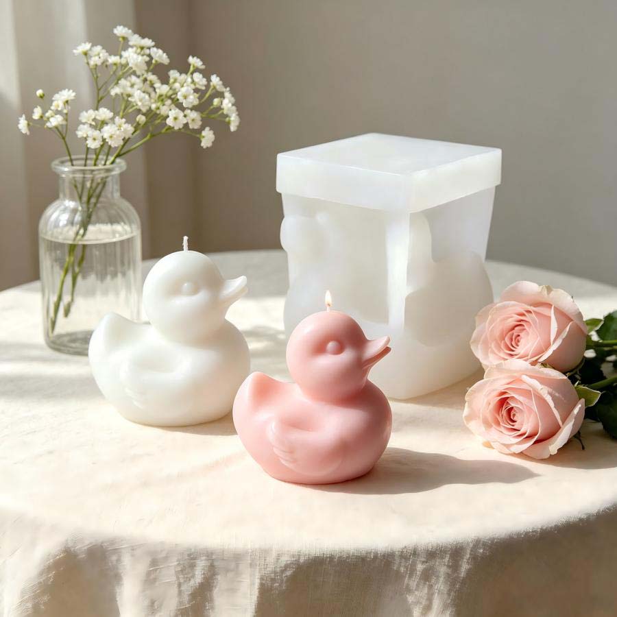 3D Cute Duck Silicone Candle M - огляд і ціна Soap Making At Home