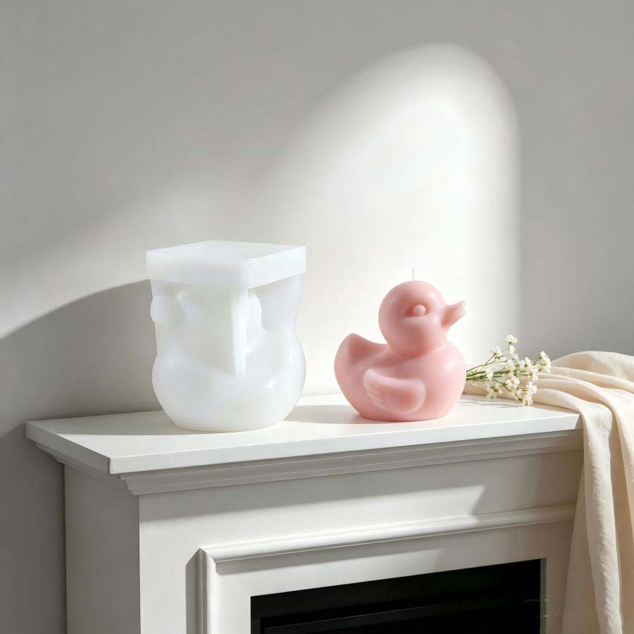 3D Cute Duck Silicone Candle M - огляд і ціна Soap Making At Home
